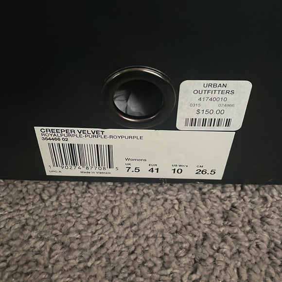 Rihanna Fenty Puma Creepers Burgundy Velvet with Gum Sole - Picture 2 of 6